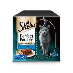 Sheba Perfect Portions hrană umedă pentru pisici adulte, cu bucăți de ton în aspic 6 x 37,5 g image
